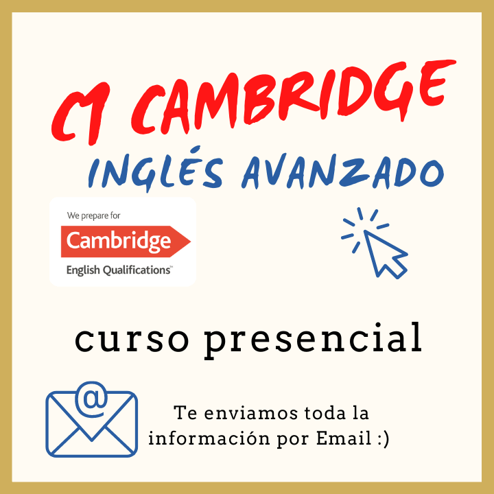 C1 Inglés Tenerife Cambridge CAE Curso de nivel avanzado Mail Tiny