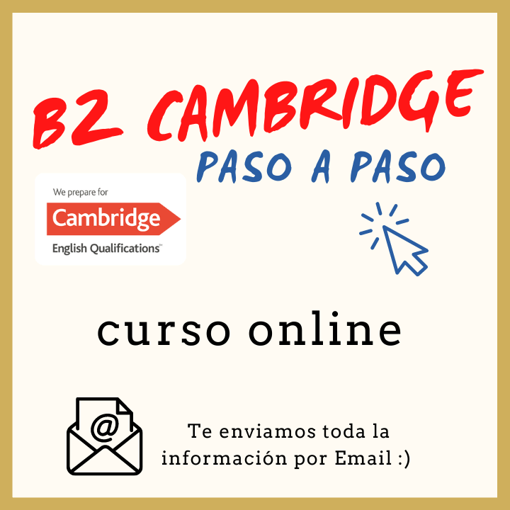 Clases de Inglés Online B2 Cambridge FCE Tenerife 202