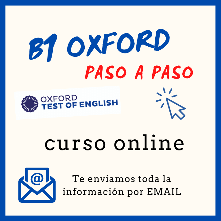 Curso B1 Online en línea Tenerife Oxford Test 24