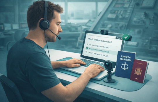 Marlins Test Online - Marinero haciendo el Test Online desde su casa 10