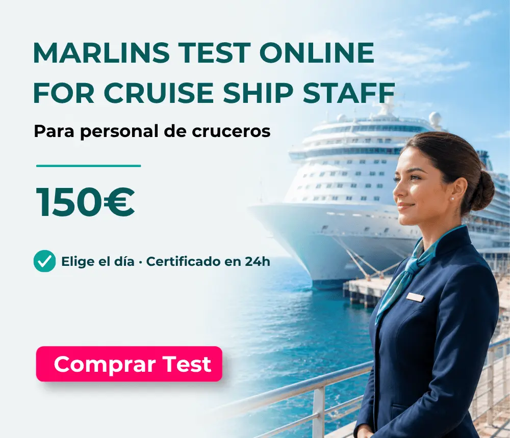 Comprar Marlins Test Online for Cruise Ship Staff por 150 €
